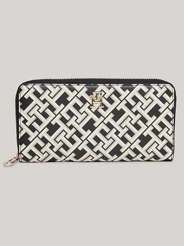 Black and white discount tommy hilfiger purse