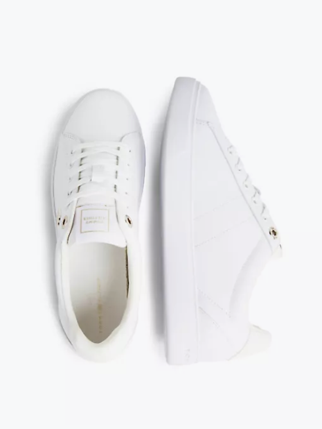 Tommy Hilfiger Essential Emblem Sneaker - White