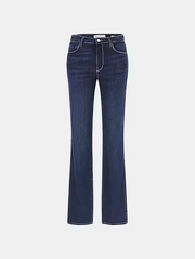 Guess Sexy Straight Mid-Rise Jeans - Deep Denim