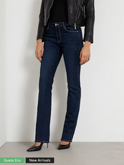 Guess Sexy Straight Mid Rise Jeans Deep Denim Spoilt Belle