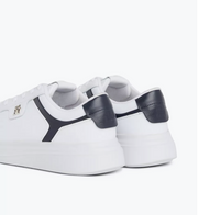 Tommy Hilfiger Pointy Court Sneaker - White/ Space Blue