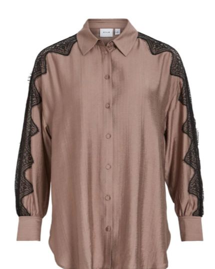 Wilma Lace Shirt - Fossil