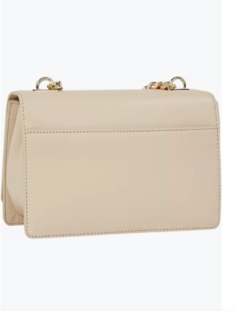 Tommy Hilfiger Medium Crossover Chain Bag - White Clay