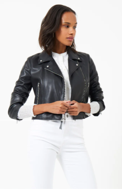 Faux Leather Jacket