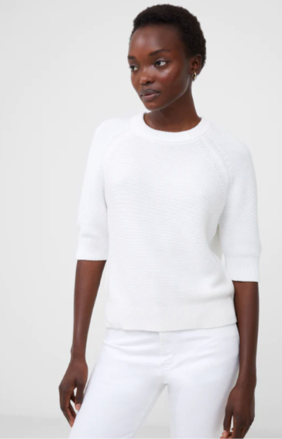 Short sleeve v neck jumper hotsell