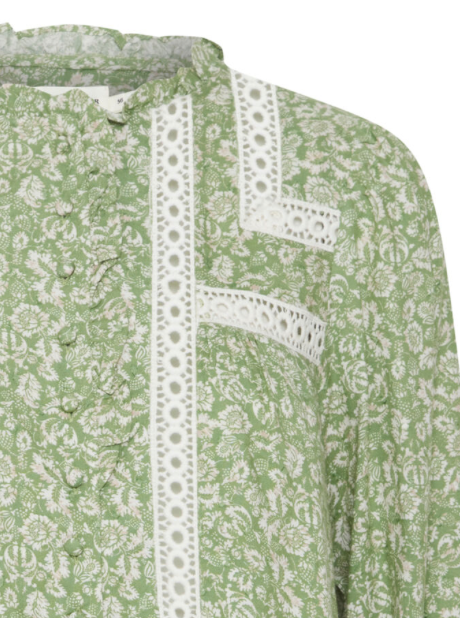 Antina Shirt - Watercress Floral