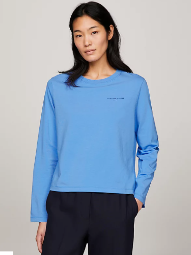 Tommy Hilfiger 1985 Long Sleeve Top - Blue Spell