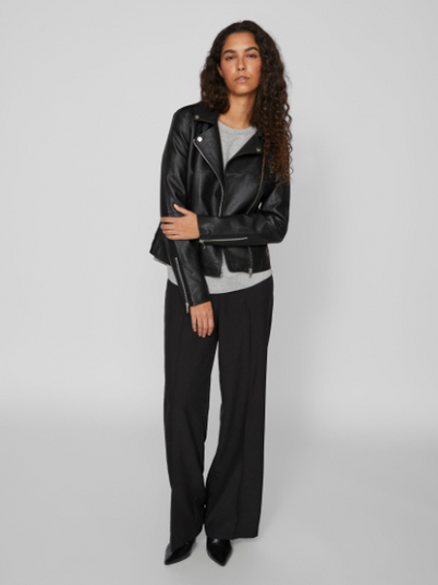 Cara Biker Jacket - Black