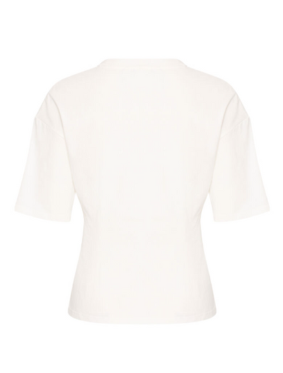 Nabia Tapered T-Shirt - Cloud Dancer
