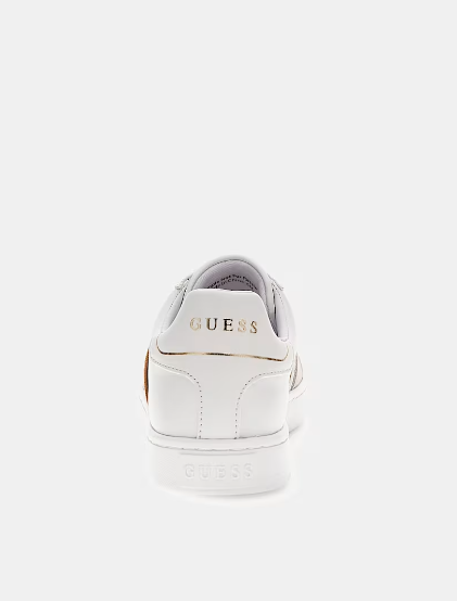 Guess Jrone Suede-Insert Sneaker - White Multi