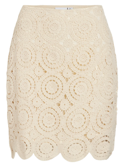 Risse Crochet Skirt - Cream