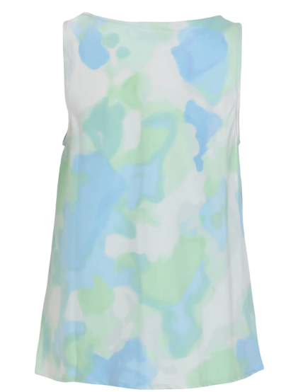 Elinna Waterfall Top - Green/Blue
