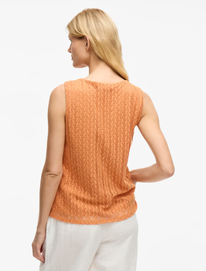 Geneva O-Neck Top - Golden Ochre