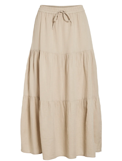 Lania Ankle Skirt - Feather Grey