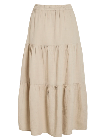 Lania Ankle Skirt - Feather Grey