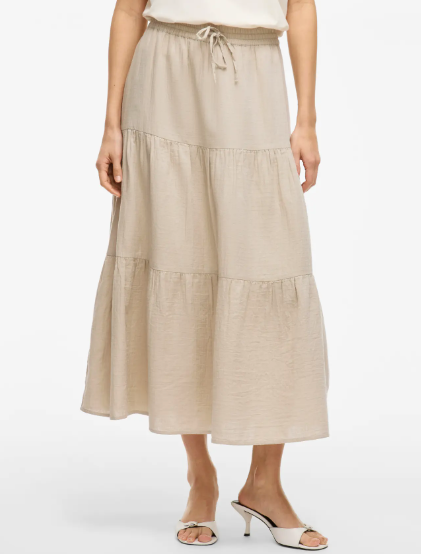 Lania Ankle Skirt - Feather Grey