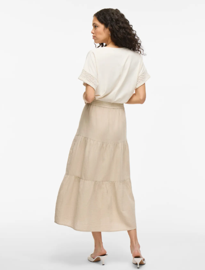 Lania Ankle Skirt - Feather Grey