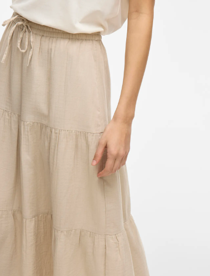 Lania Ankle Skirt - Feather Grey