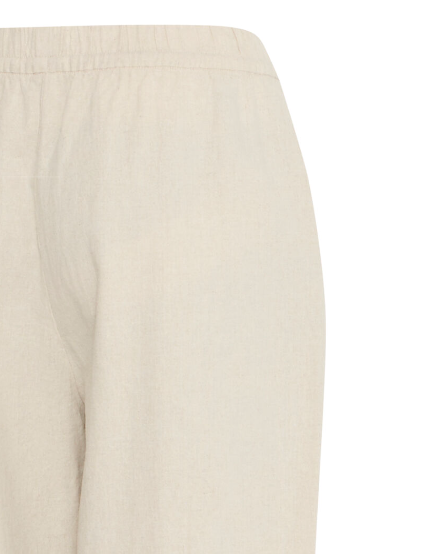 Linno Barrel Trousers - Natural Ecru