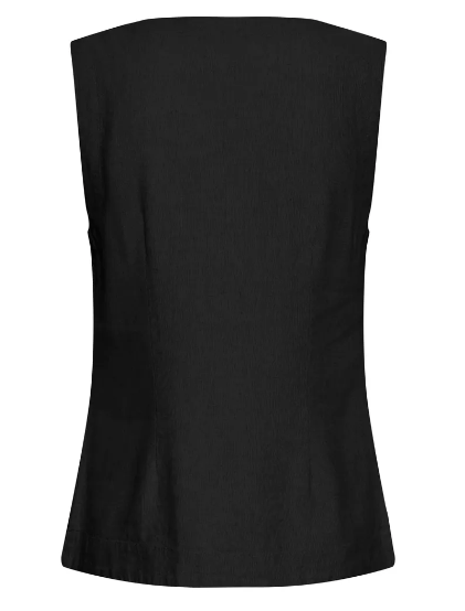 Linno Waistcoat - Black