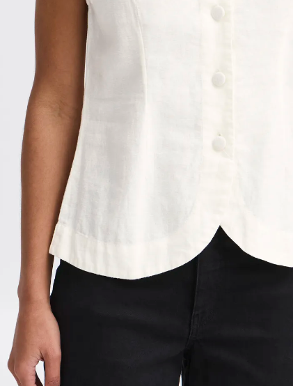 Linno Waistcoat - White