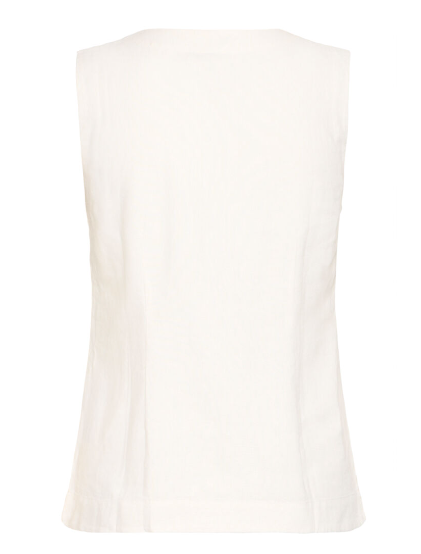 Linno Waistcoat - White