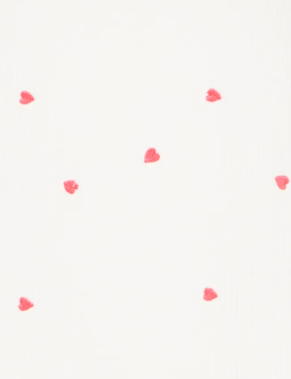 Palma Top - Cloud Dancer/Heart