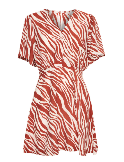Yardeen Dress - Fired Brick Anima