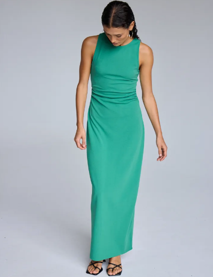 Katine Dress - Pine Green