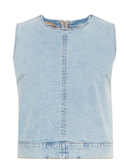 Armios Top - Light Blue Washed