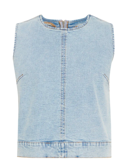 Armios Top - Light Blue Washed