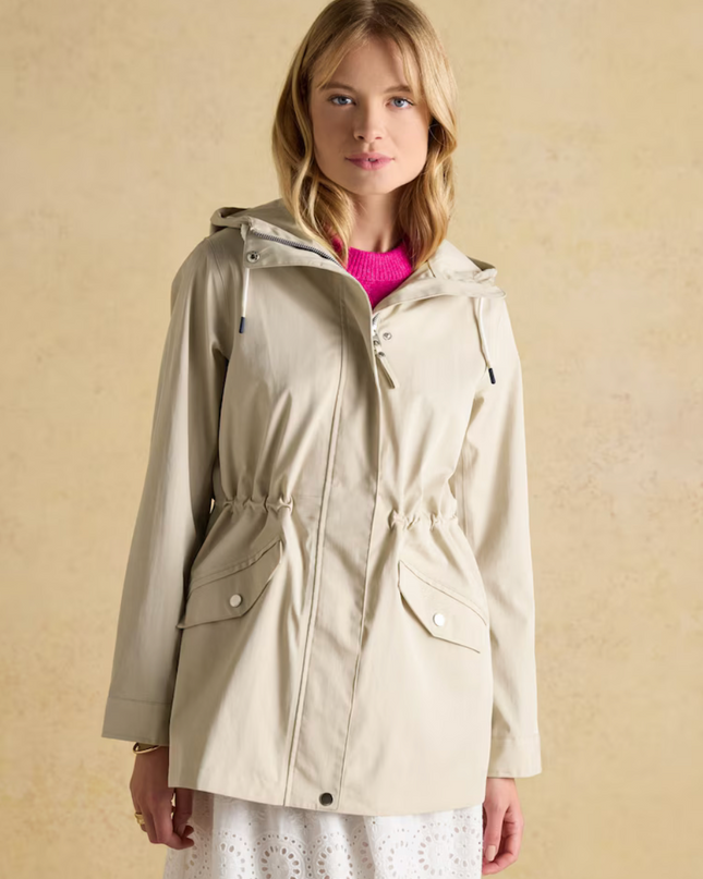 Joules Portwell Waterproof Raincoat - Neutral