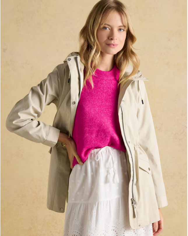 Joules Portwell Waterproof Raincoat - Neutral