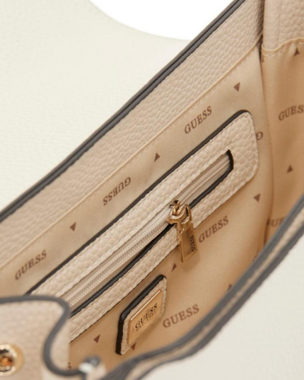 Guess Calista Crossbody Flap - Bone