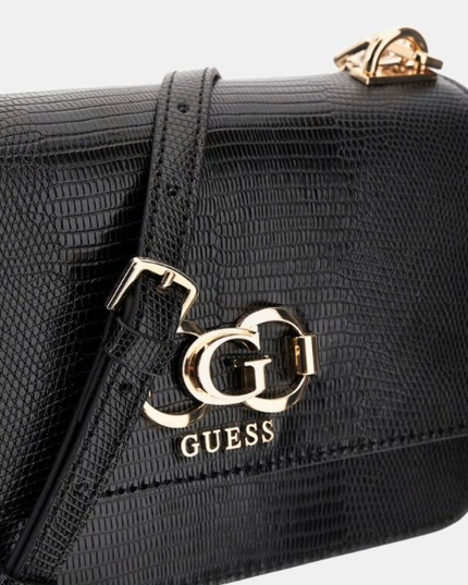 Guess Salinge Croc Crossbody - Black