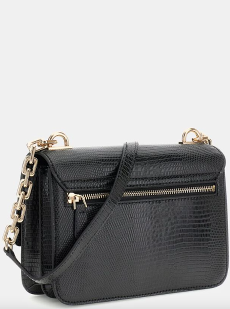 Guess Salinge Croc Crossbody - Black