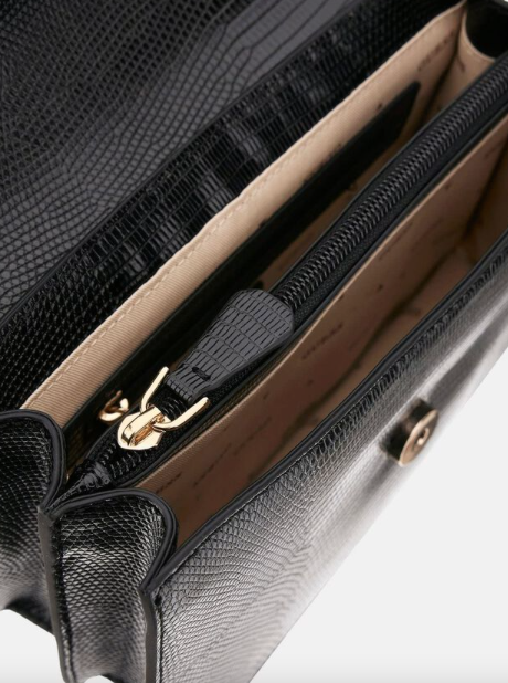 Guess Salinge Croc Crossbody - Black