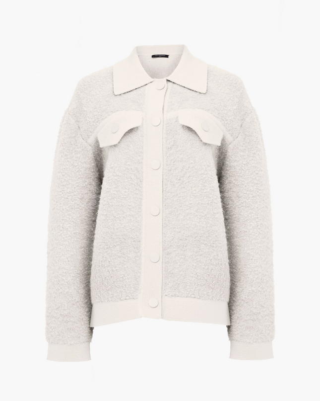 French Connection - Ramira Boycle Jacket - Porcelain Cream