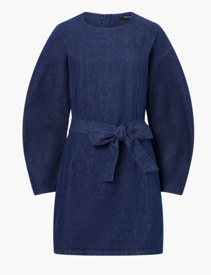 French Connection Leighton Mini Dress - Indigo Blue