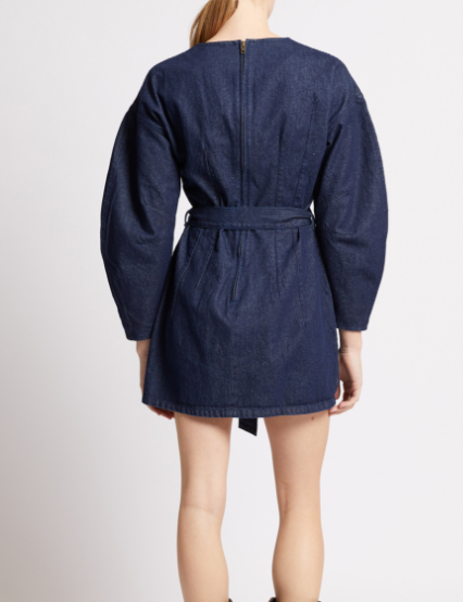 French Connection Leighton Mini Dress - Indigo Blue
