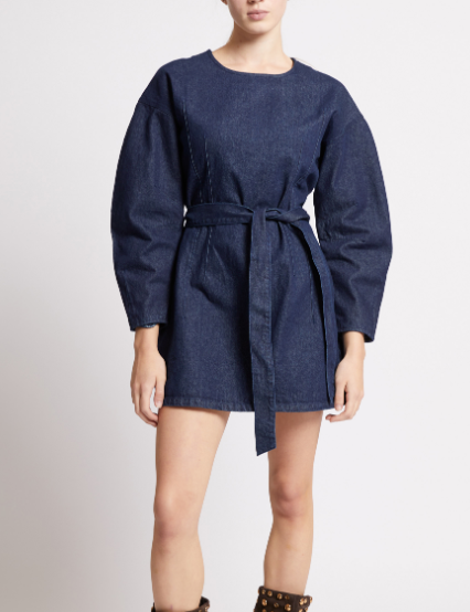 French Connection Leighton Mini Dress - Indigo Blue