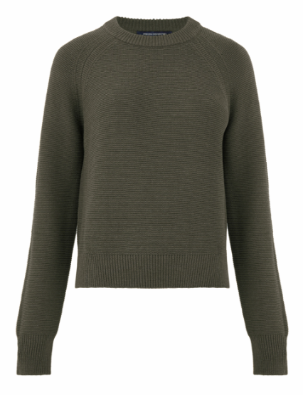 French Connection Lily Mozart Knit - Khaki Green