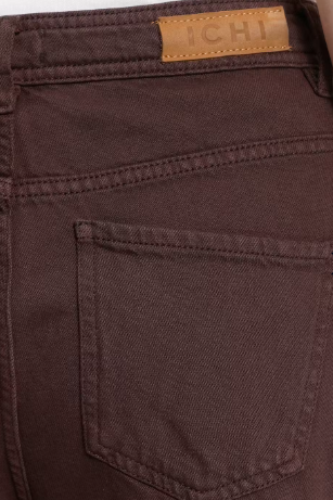 Hezano Wide-Leg Jeans - Coffee