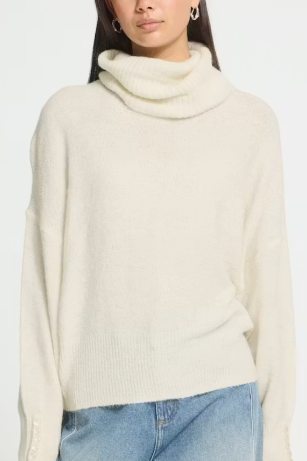 Kamara Pullover Knit - Cloud Dancer