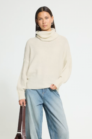 Kamara Pullover Knit - Cloud Dancer