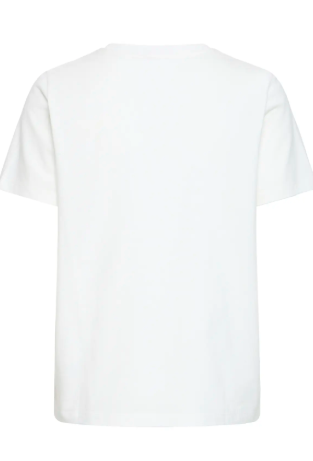 Camino Loose T-Shirt - Cloud Dancer/Salsa