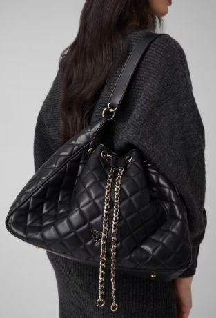 Guess Juliet Quilted Bag - Black