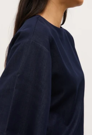Tiff Boxy T-Shirt - Indigo
