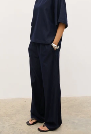 Tiff Drawstring Trousers - Indigo