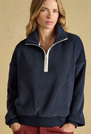 Joules Velvet Fleece - Navy